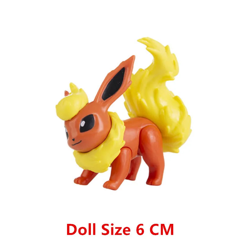 Pokemon Anime Figure Pikachu Eevee Charizard Mewtwo Cartoons Figure Collection Model Pocket Monster Action Toys Birthday Gift
