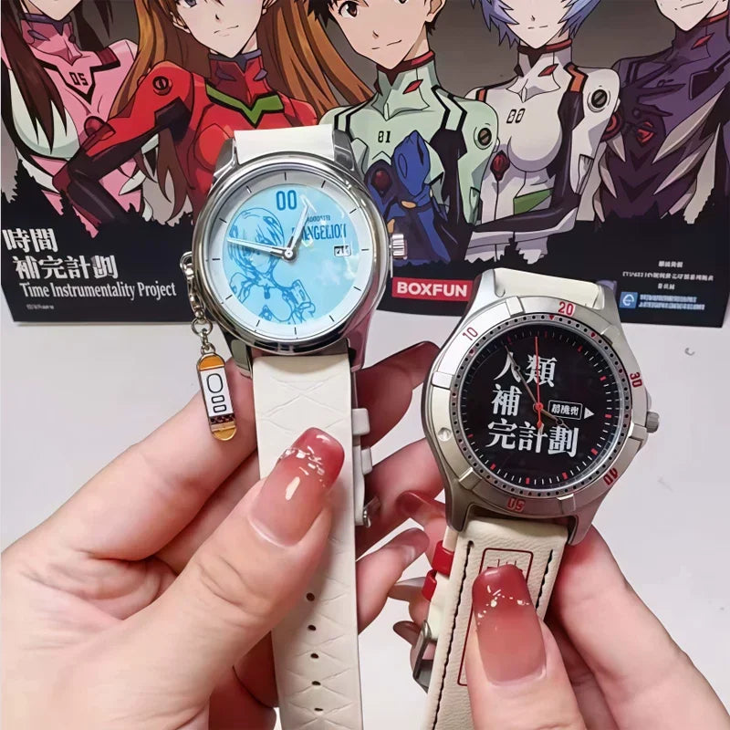 In stock genuine EVA Neon Genesis Evangelion Blind Box Time Repair Plan Series Watch Decor Ornaments Anime Birthday Gift Toys
