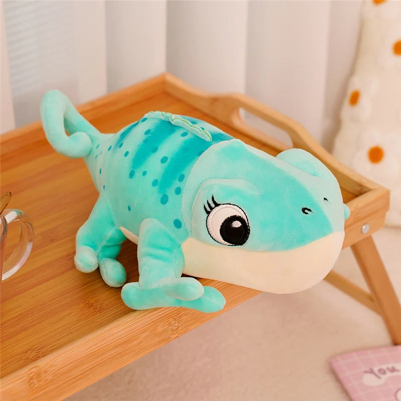 1PC 30cm Cartoon Real Like Lizard And Chameleon Plush Toys Creative Simulation Animal Reptile Stuffed Pillow Gifts