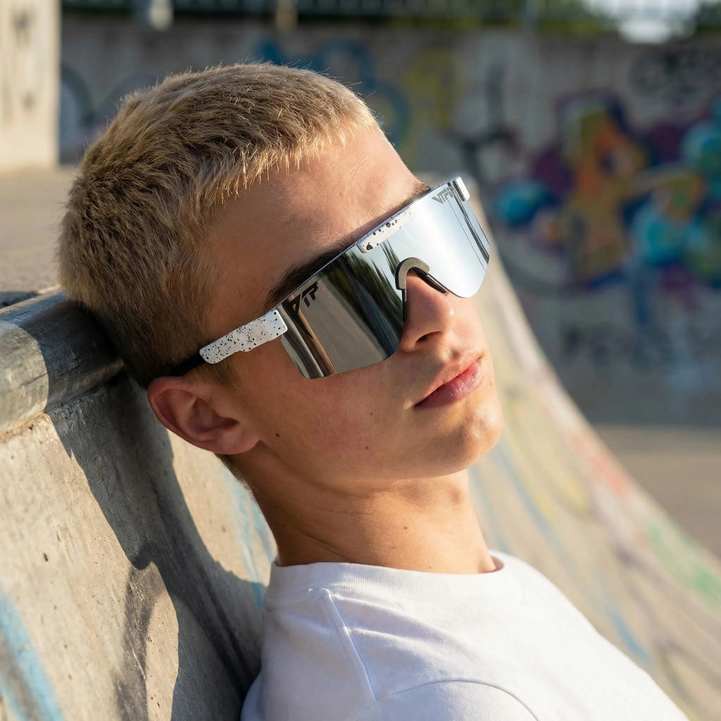 Stylish Windproof Sunglasses Men Women Anti-Dust Colorful Goggles for Cycling Hiking Running Outdoor Sports