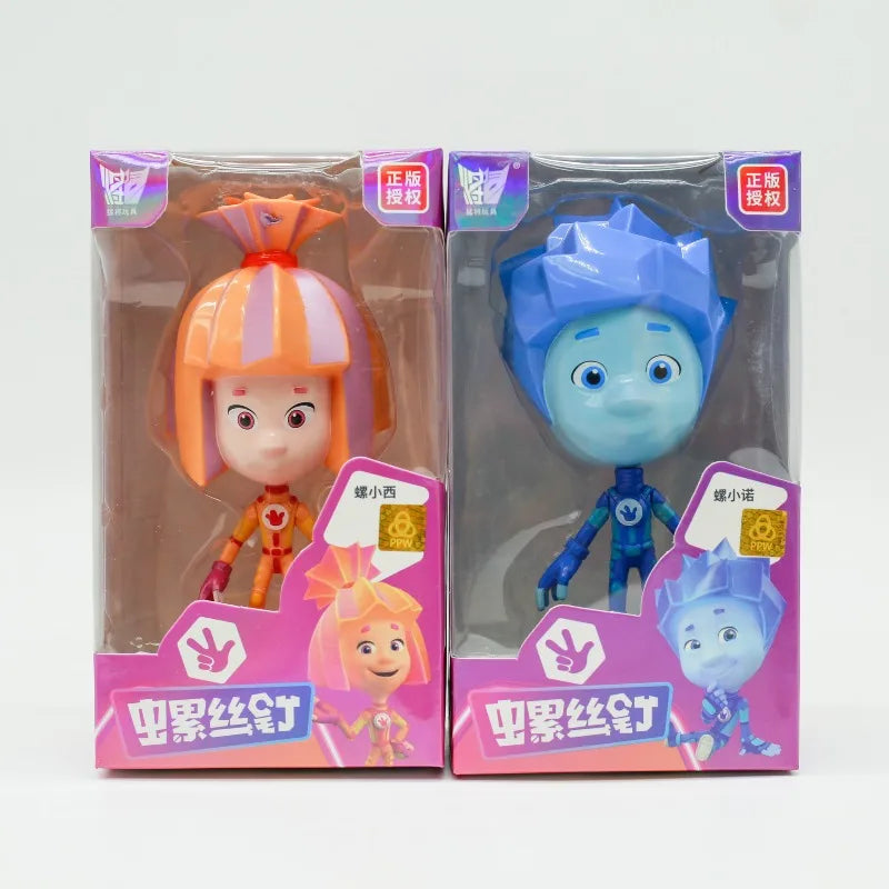 The Fixies Anime Figure Nolik Cartoon Transforming Toys Model Action Figures Collection Ornaments Children Gifts