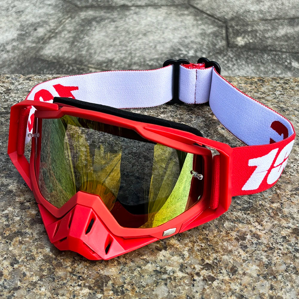 100 Off-road Goggles Motocross Glasses Motorcycle Sunglasses Man MTB ATV Mask Windproof Protection Skiing Cycling Racing Goggles