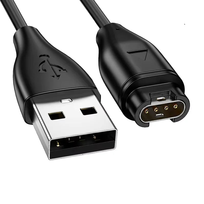 Type C USB Charging Cable for Garmin Venu 4/3/3S/2 SQ Fenix 8/7/6/5 Vivoactive 6/5/4 Smartwatch Charger Cord For Forerunner 570