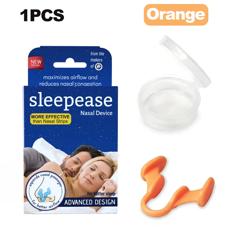 Anti Snore Nasal Dilator Stop Snoring Silicone Nose Clip Sport Easy Breath Nasal Clip Stop Snoring Aid Device Improve Sleeping
