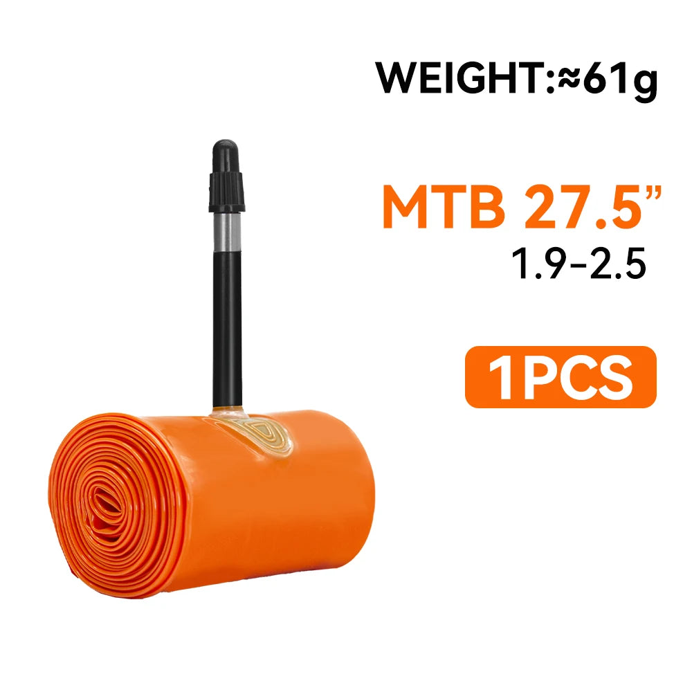 ThinkRider 1PSC Ultralight Bike Inner Tube 26 27.5 29 Inches MTB Bicycle TPU Material Tire 45mm French Valve Super Light