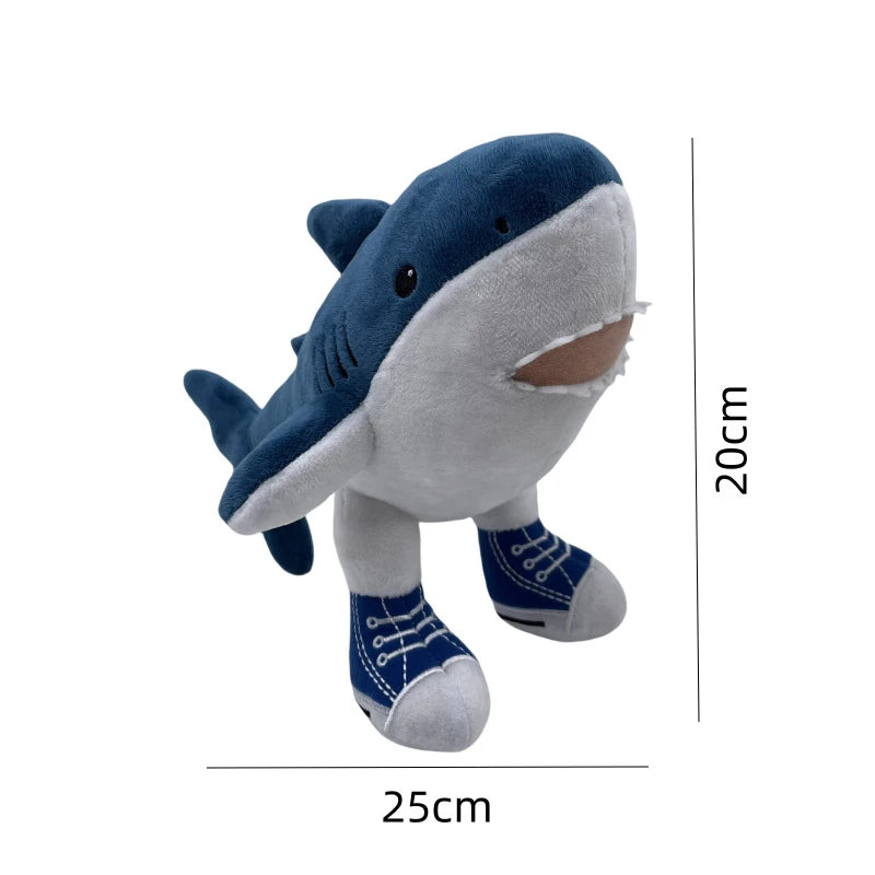 Italian Brainrot Tung Tung Tung Sahur Plush Toys 22-47cm Tungtung Sahur Tralalero Tralala Shark Plush Soft Stuffed Toy Doll Gift
