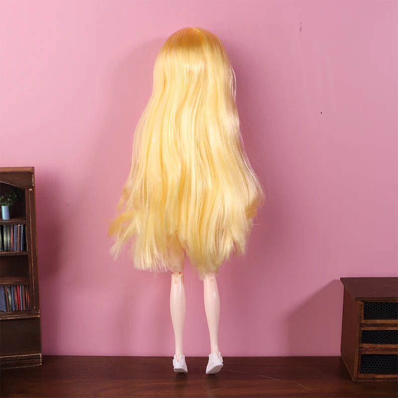 30cm Anime Style Doll Toys 1/6 Toy 11 Joints Movable Wither Skin Doll Girls Diy Dress Up Toys Gifts