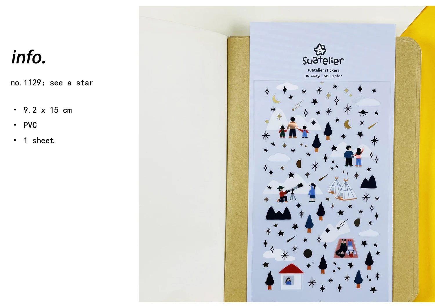 Korean Import Suatelier Travel Home Life Study Friend Stickers Scrapbooking Diy Journaling Diary Stationery Sticker School Gift