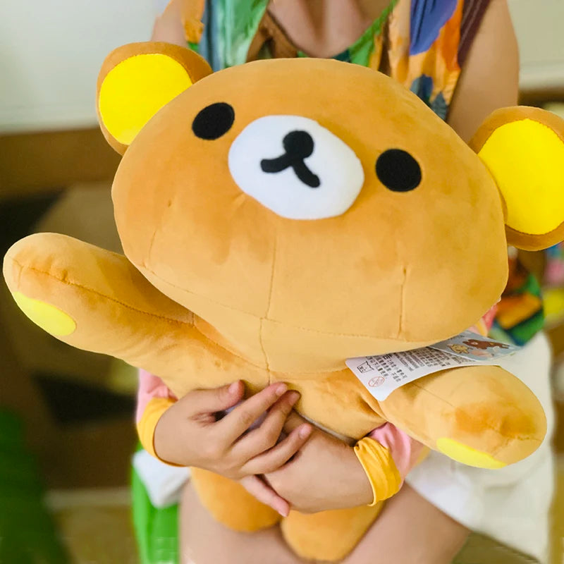 Anime Rilakkuma Cartoon Plush Doll Soft Bear Toys Kawaii Room Decor Teddy Bear Plushies Cute Couple Bear Xmas Gifts For Girls