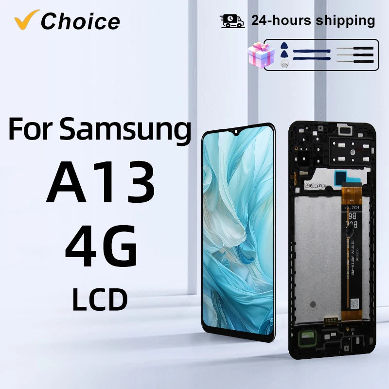 AAA Quality 6.6" IPS LCD For Samsung Galaxy A13 4G LCD A135 Display SM-A135F Touch Screen For SM-A135M SM-A135F/DS Replace Part