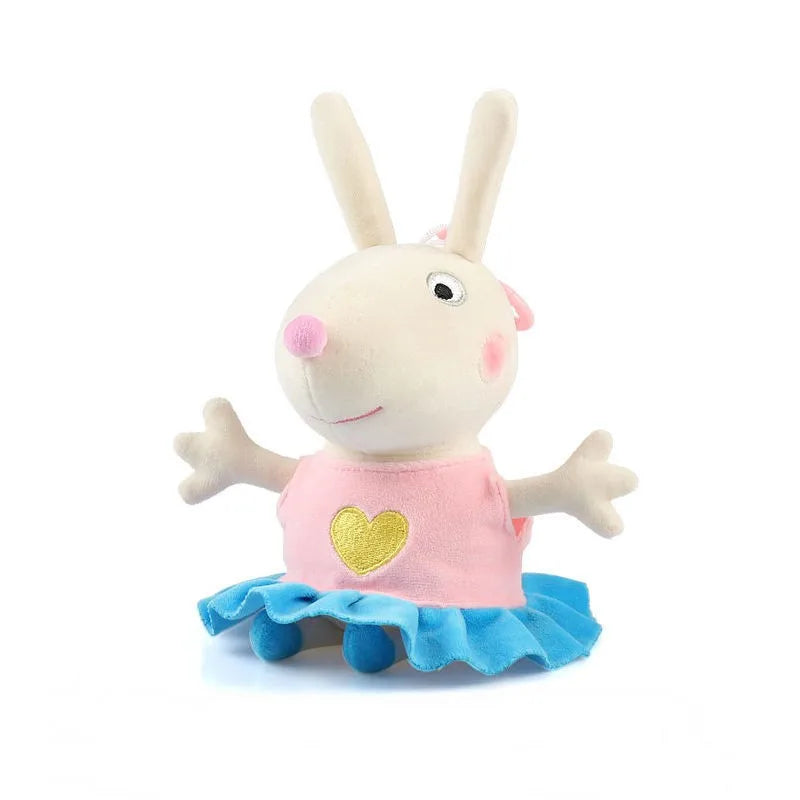 Genuine Peppa Pig Evie 12-19cm Evy Peppa George dinosaur Bear daddy mammy Boys Girls Birthday Gift Toys Christmas Doll Hot sale