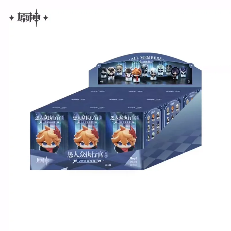 In Stock Suplay Genshin Fatui Harbinger Blind Box Blind Egg Capsules Figurine Decoration Mystery Toys Surprise Gifts Original