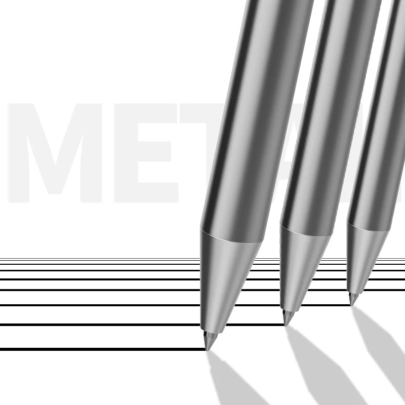Deli Metal Sign Pen, Gel Ink Pens, Golden Silver Color, Metallic Writing Pen, Office Supplies, 0.5mm