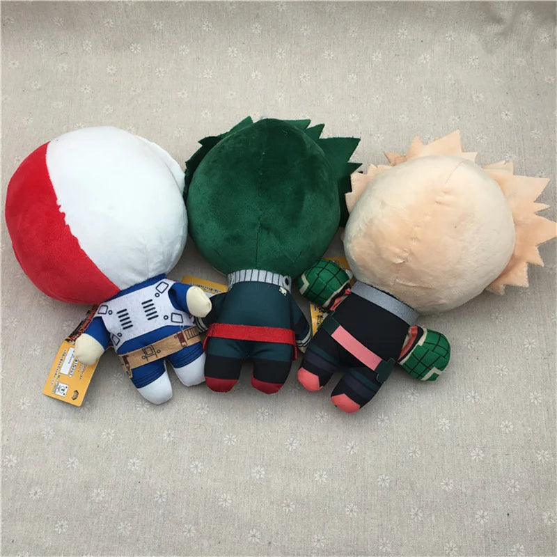3pcs 10CM Hero Academy Cartoon Animation Green Valley Lzuku Doll Blasted Frozen Plush Pendant Ragdoll Male And Female PlushToy