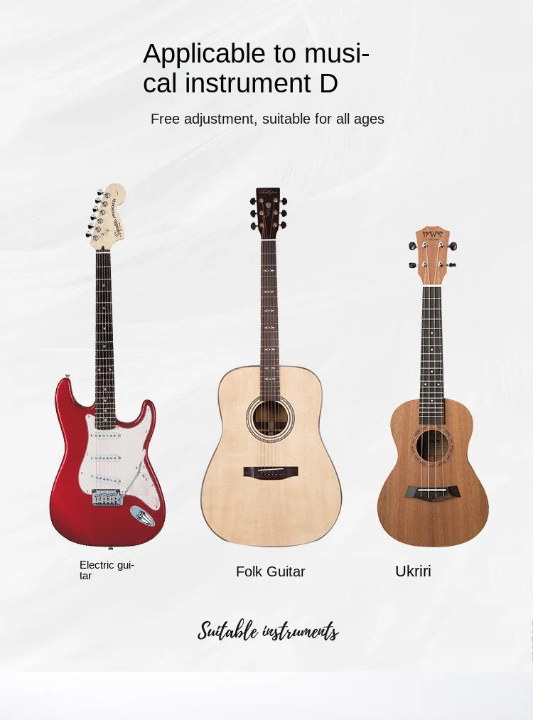 Fashion Retro Ethnic Style Guitar Strap Adjustable Leather Strap for Folk Guitar Electric Guitar Bass Ukulele Guitar Accessories