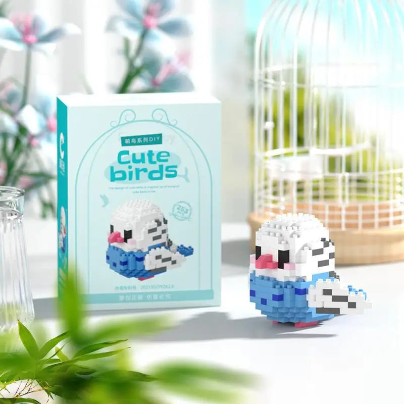 Kawaii Cute Bird Small Building Blocks Set Creative Educational Building Toys For Boys Girls Toys Suitable For Decorate