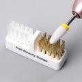 1pc Electric Nail Grinding Head Cleaning Brush Portable Manicure Drills Bits Cleanser Dual Copper Wire Brush Clean Tool Supplies