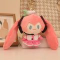 6 Styles New 13-18cm Kawaii Anime Girls Plush Pendant Keyring Cute Plushie Keychains Girls Birthday Gifts Girl Women Bag Hanging