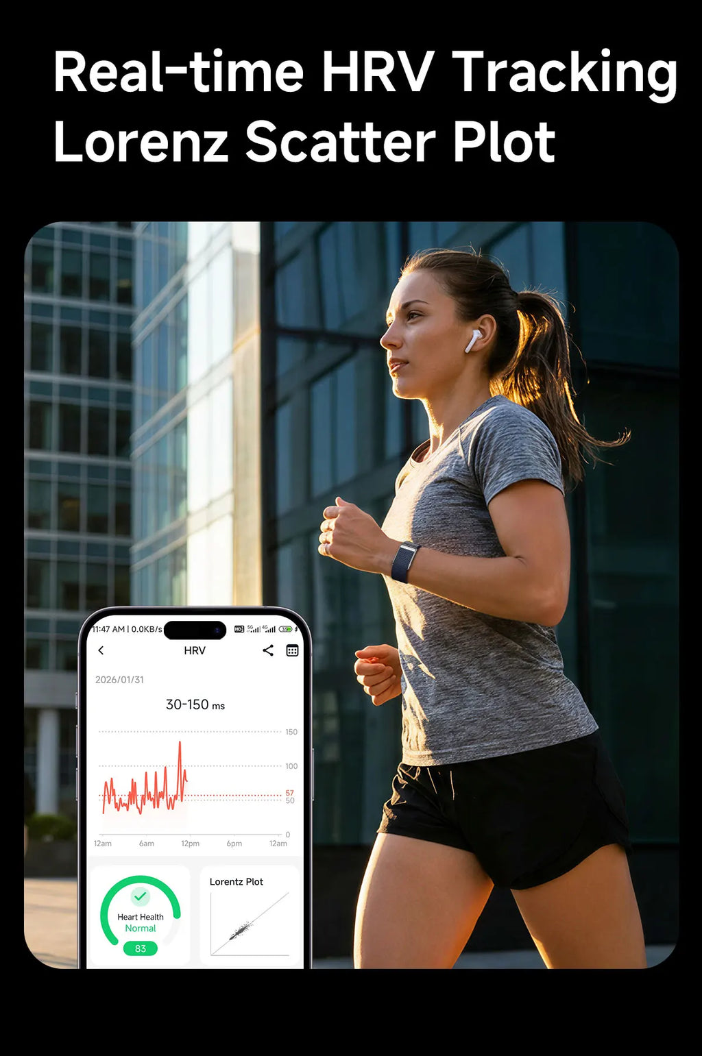 VWAR Loop Life Fitness Tracker ECG+PPG SpO2 Sport Smart Bracelet Heart Rate Blood Pressure Monitor Pedometer Smartwatch Band
