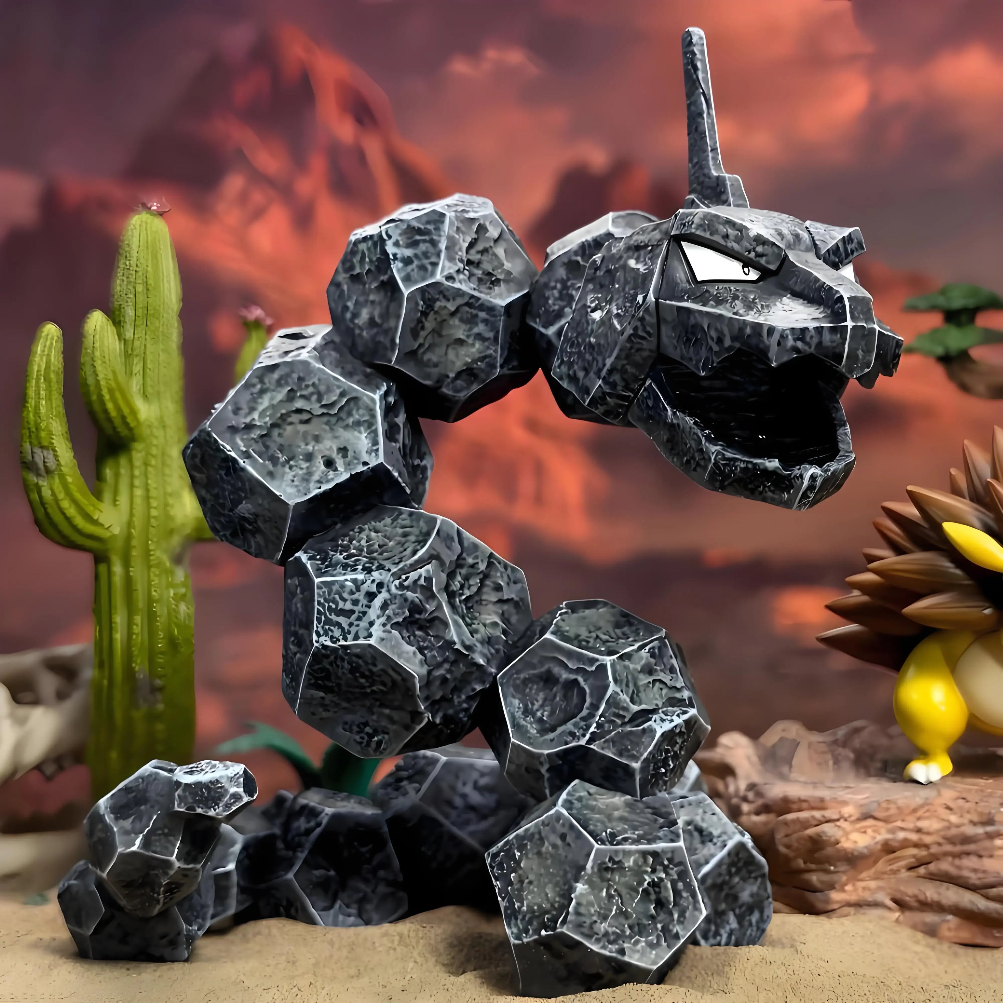 14cm/5.5in Anime Pokemen Figure Onix  Action Figures Pvc Statue Collection Model Toys Gifts