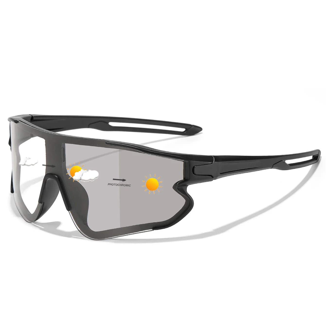 New Style Brand Photochromic Eyewear Men Women Bicycle MTB Bike Running Fishing Cycling Glasses Comfortable Windproof Goggles