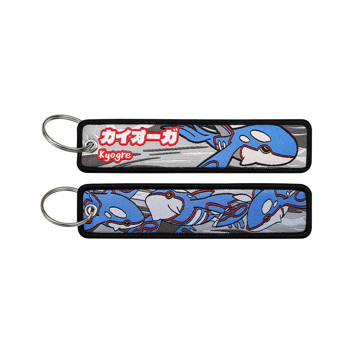 Cute Anime Elf Embroidery Key Fobs Cool Game Key Tags Keychains for Motorcycles Cars Fashion Key Rings Accessories Gifts 1pcs