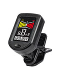 Electronic Clip-On Digital Guitar Tuner Colorful LCD Screen for Violin Bass Ukulele Chromatic Tuning Modes Bass