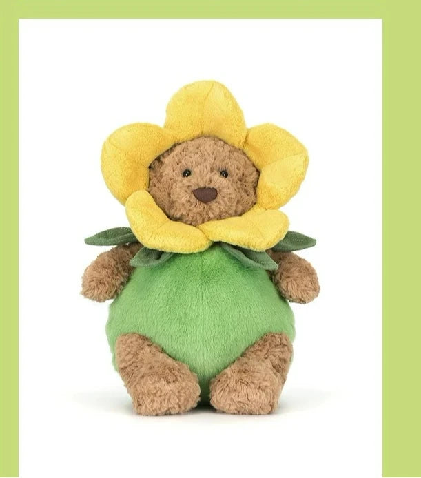 Graduation Limited Collection Plush Doll Barcelona Bear Narcissus Flower Soothing Fragrant Bonnie Zhizhen Series Bonnie Rabbit