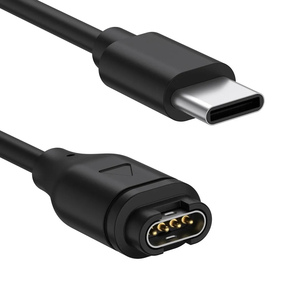 Type C USB Charging Cable for Garmin Venu 4/3/3S/2 SQ Fenix 8/7/6/5 Vivoactive 6/5/4 Smartwatch Charger Cord For Forerunner 570