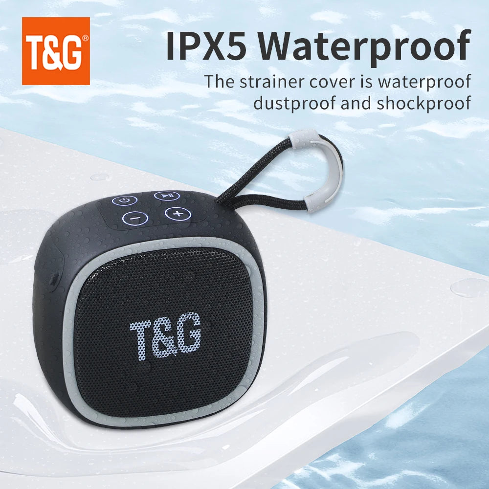 Bluetooth Speaker TG659 Mini Portable Wireless Powerful Speakers TWS BT 5.3 Sound Box HIFI Loudspeaker Supports TF Card Radio