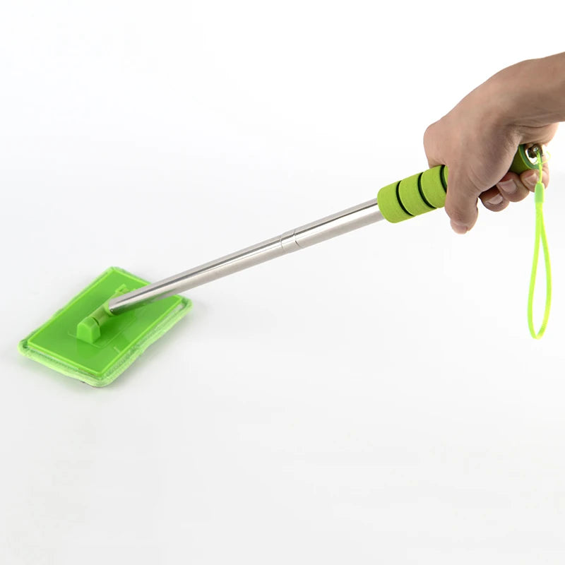 Automobile Windshield Water Scraping Telescopic Automobile Glass Wiper Auto Cleaning Tools Window Cleaning Brush Cleaning Cloth