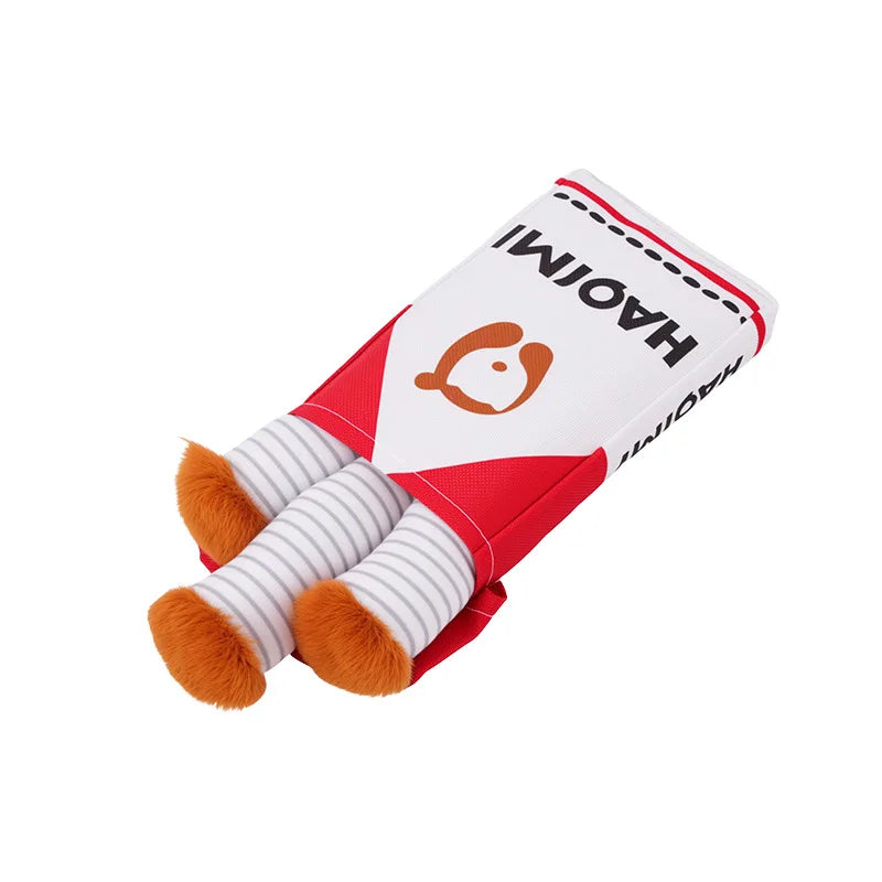 Creative Dog Toys Cigarette Interactive Giggles Puppy Toy Funny Interactive Plush Dog Toys Funny Plush Chewing Toy Cigaret Box