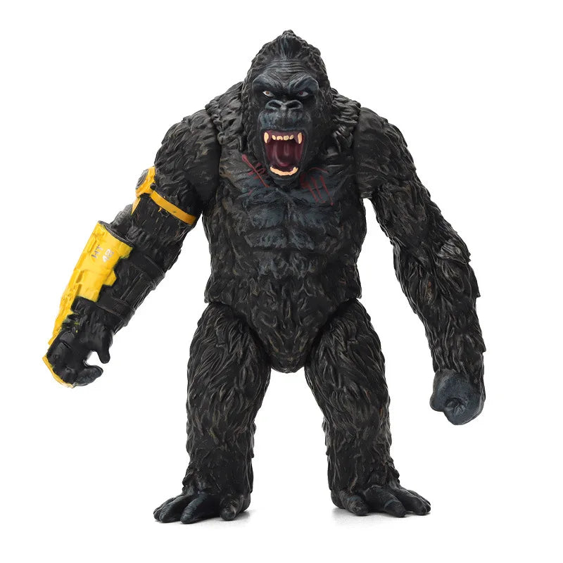2 Styles King Kong Gorilla Articulated Joints Moveable Action Figure Vinyl Doll Collection Model Toys