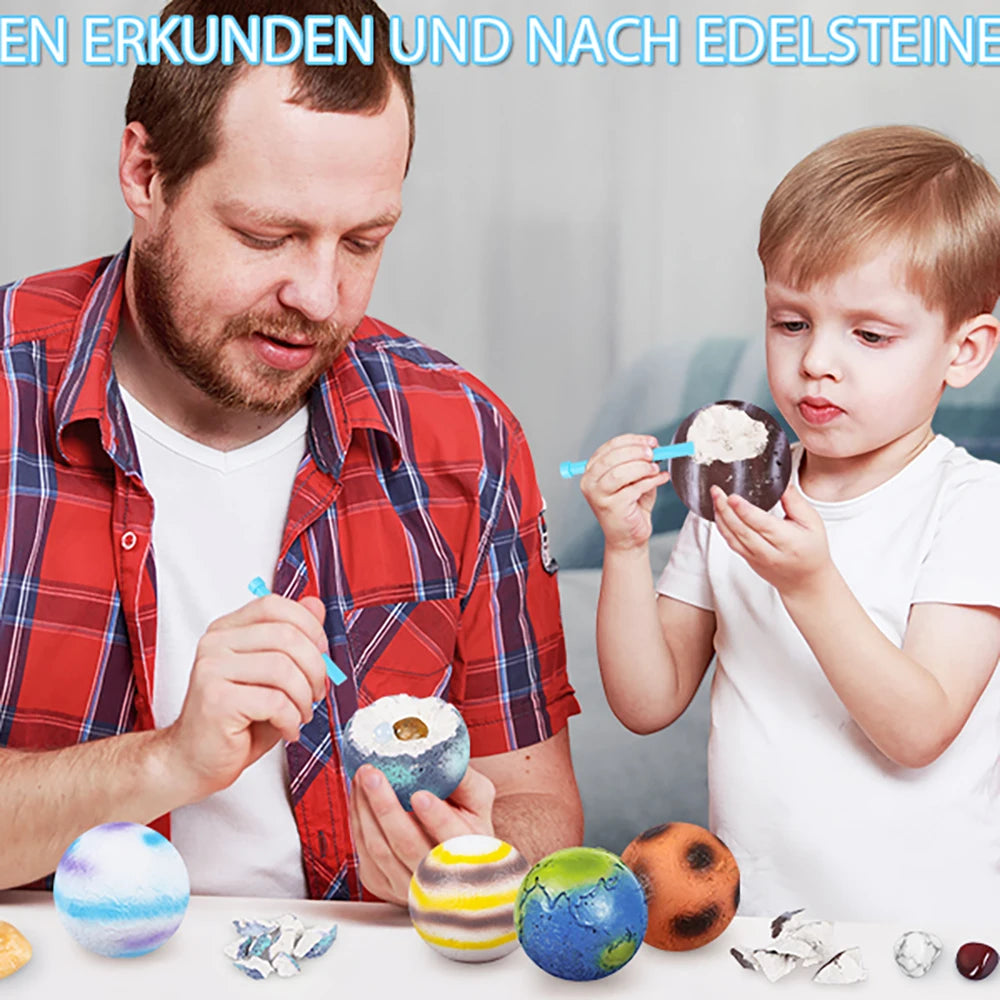 Children's Archaeology Digging Treasure Toys Planet Gem Ore Exploration of The Mining Science Education Toys Child Birthday gift