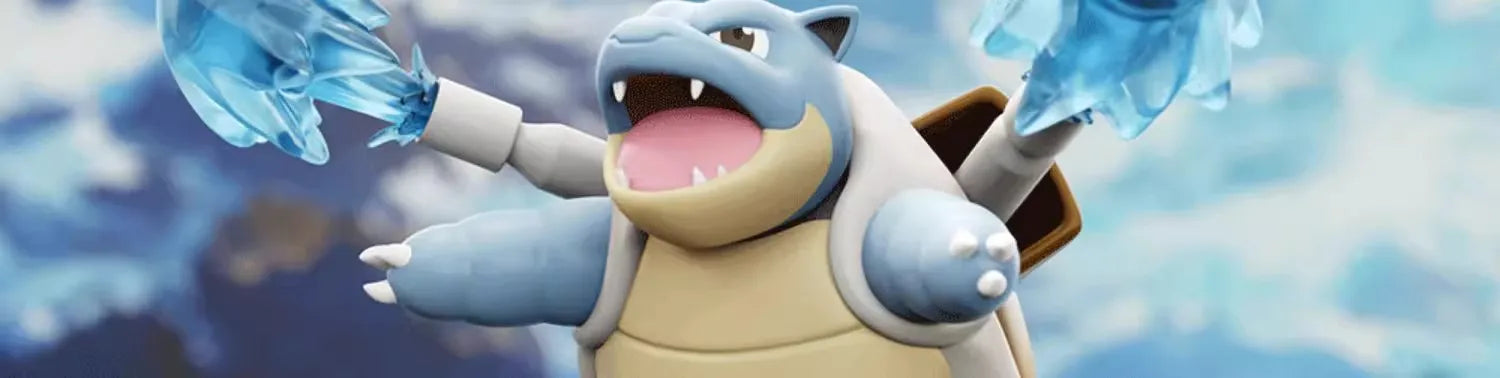 10cm Pokemon Figure Set, Charizard Blastoise Venasaur Arcanine Lapras, PVC Action Model Statue for Collection Display Gift