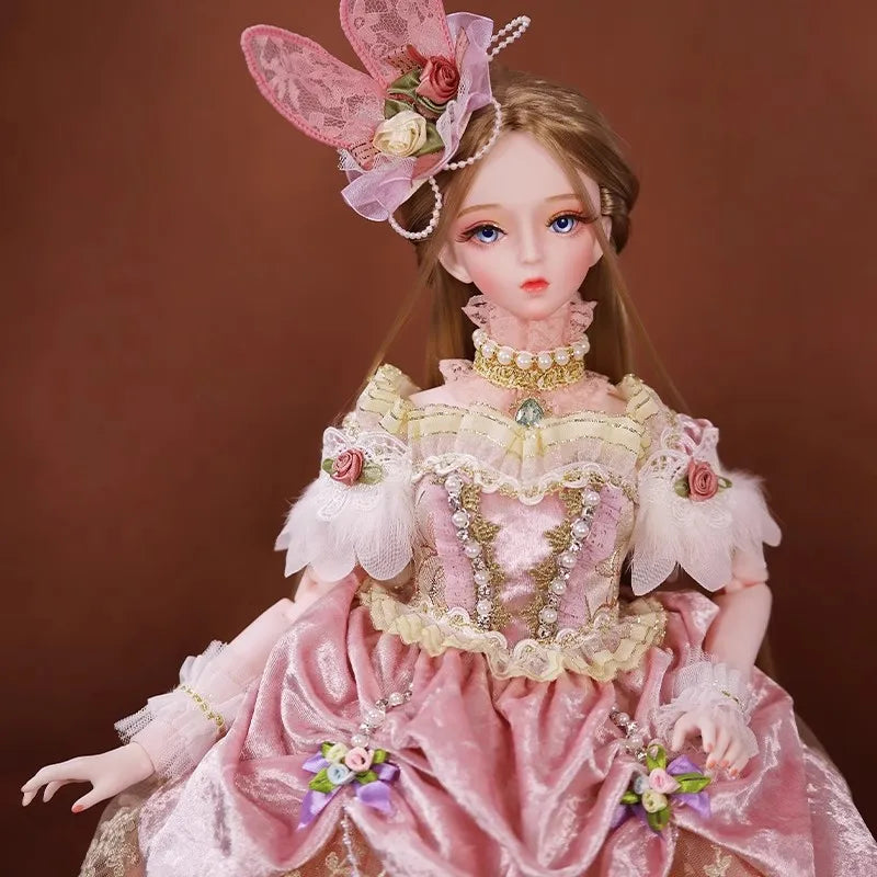 Special Price DBS Doll 1/3 BJD Mechanical Joint Body With Makeup Including Hair Eyes Clothes 62cm Height Girls Dream Fairy