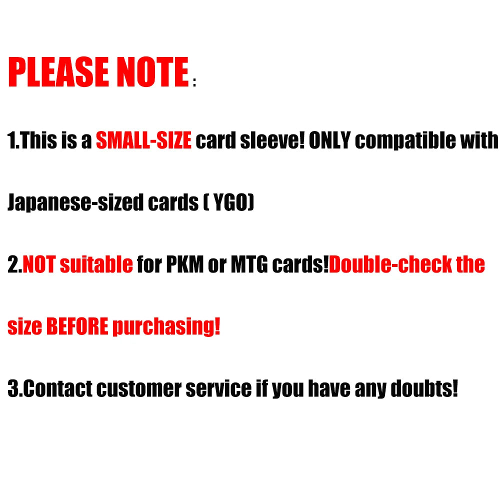 62x89mm 100PCS/Set Solid Matte Trading Card Sleeves Top Loading Japanese Size Card Protector for YGO