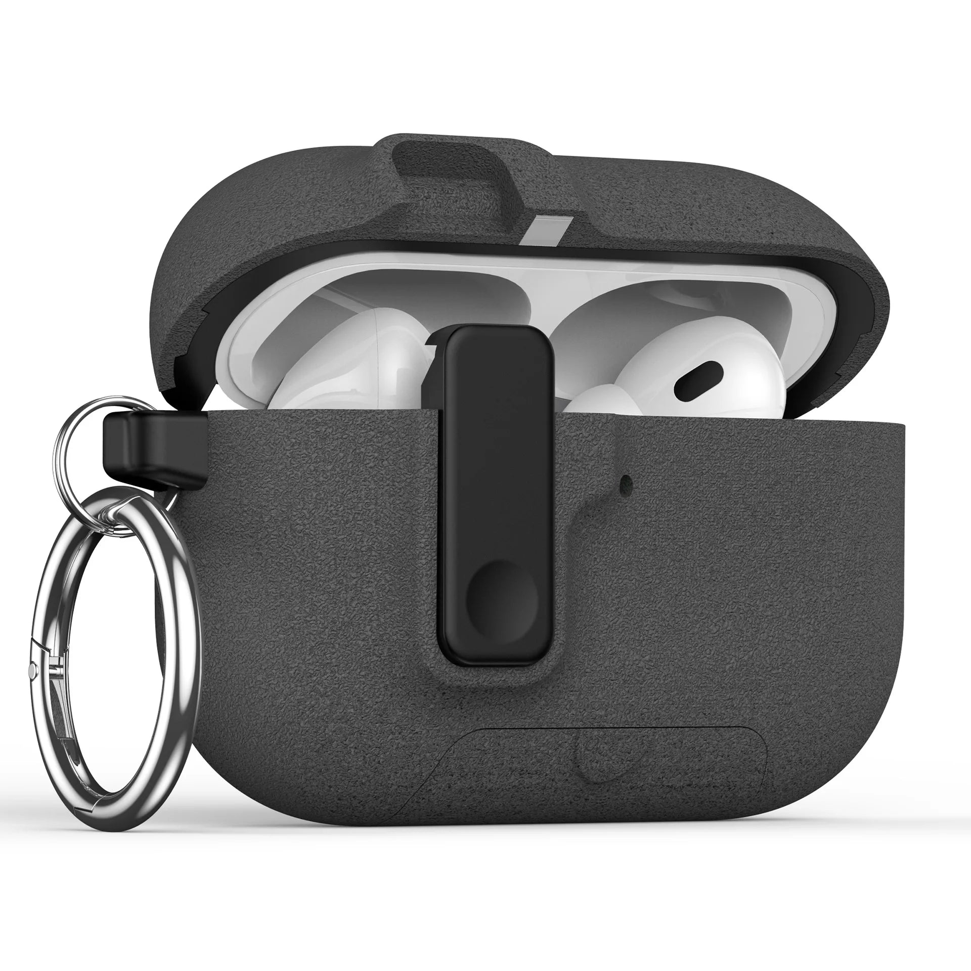 2025 for Airpods Pro 3 Protective Case Phone Stand Design with Cleaner Kit Magnetic Automatic Lock for Airpods Pro 3(Sand Stone)
