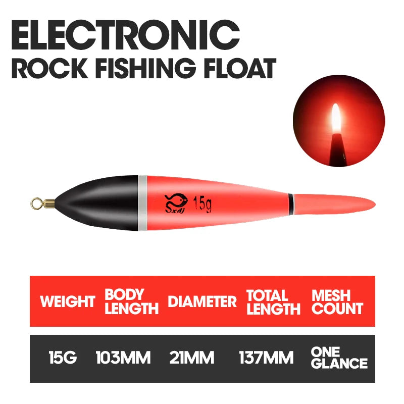 TAIYU 5g/10g/15g Luminous Fishing Night Float High Quality Fishing Floats Lightweight Pressure Resistance Tackle Tool Supplies