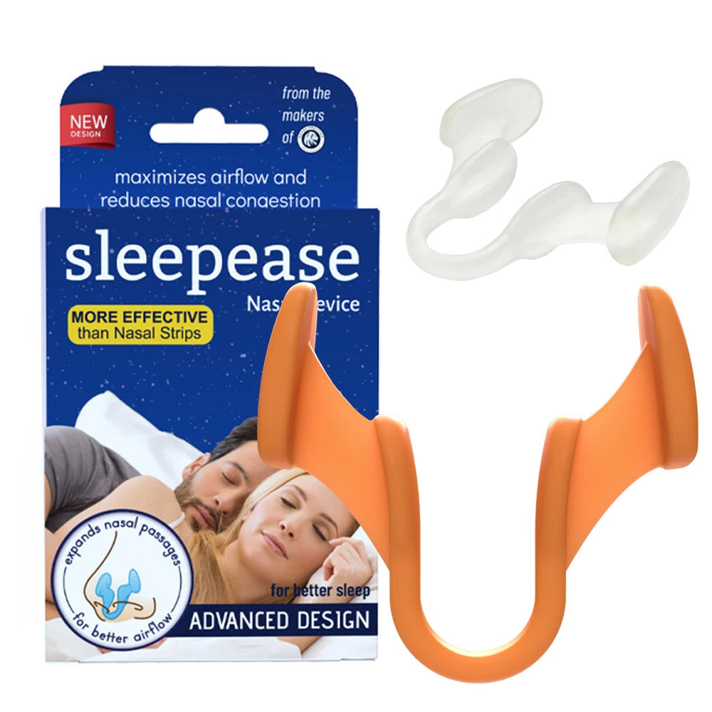 Anti Snore Nasal Dilator Stop Snoring Silicone Nose Clip Sport Easy Breath Nasal Clip Stop Snoring Aid Device Improve Sleeping