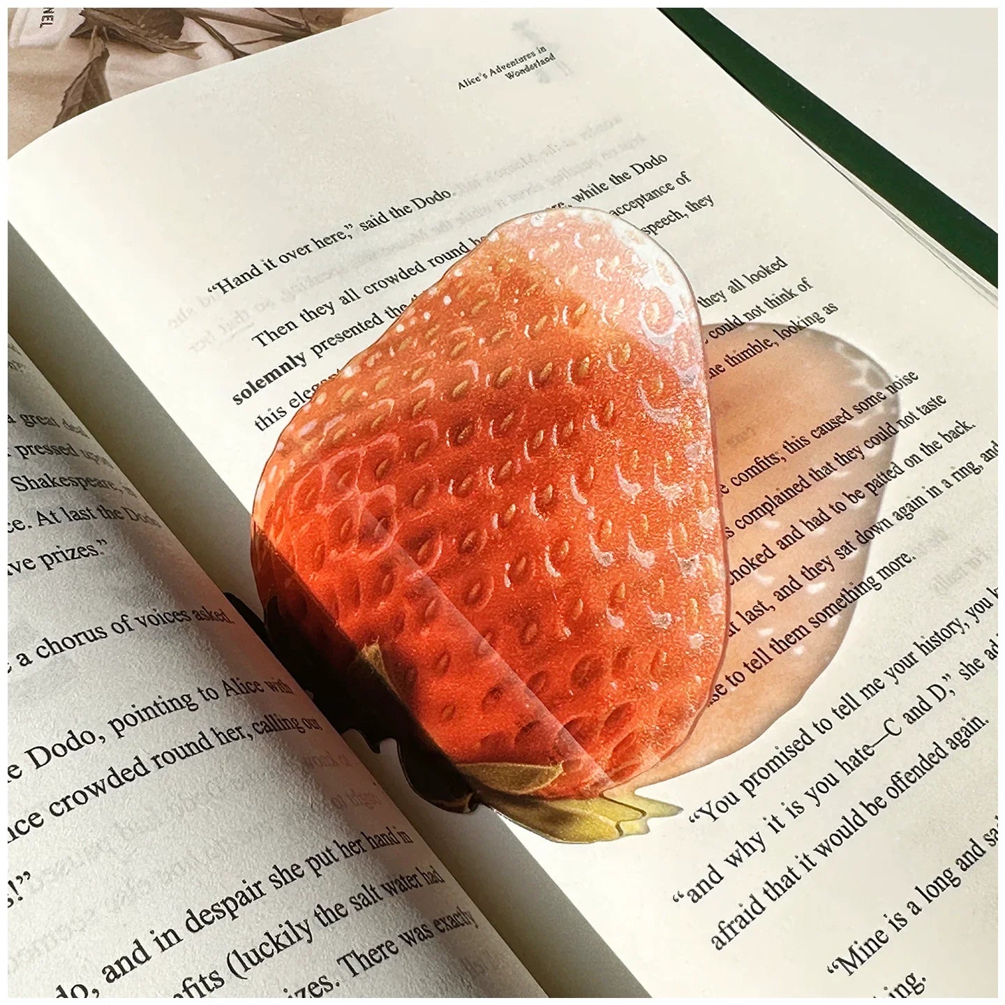 36 Styles New Delicate Transparent Acrylic Apple Bookmark Reading Mark Girl Gift Premium Feeling Cute Grape Tomato Bookmarks Toy