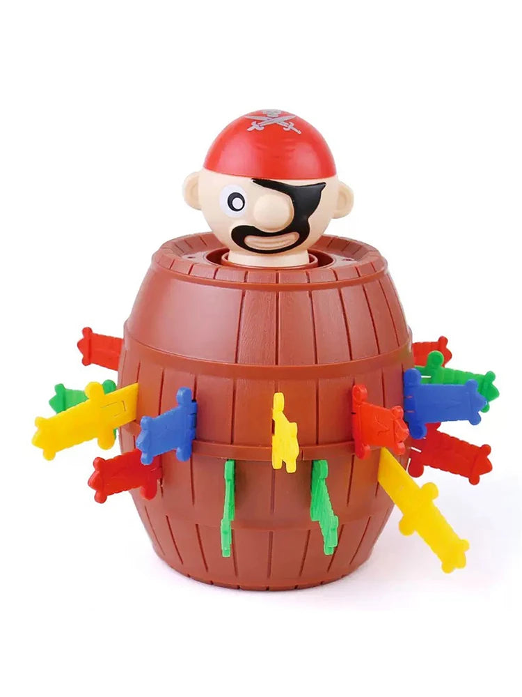 Pirate Bucket - Mr. Sword Bucket - Interactive Board Game, Mock and Trick Game - Trick Pirate Bucket, New and Unique Trick Game