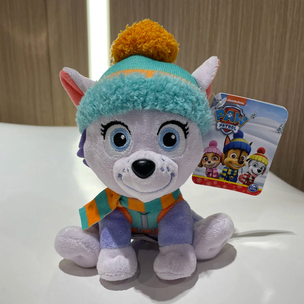 High quality 2024 Paw Patrol Chase Everest Cat Chicken Kawaii Plush Toys Anime Stuffed Doll Kids Birthday Gift Children Gift