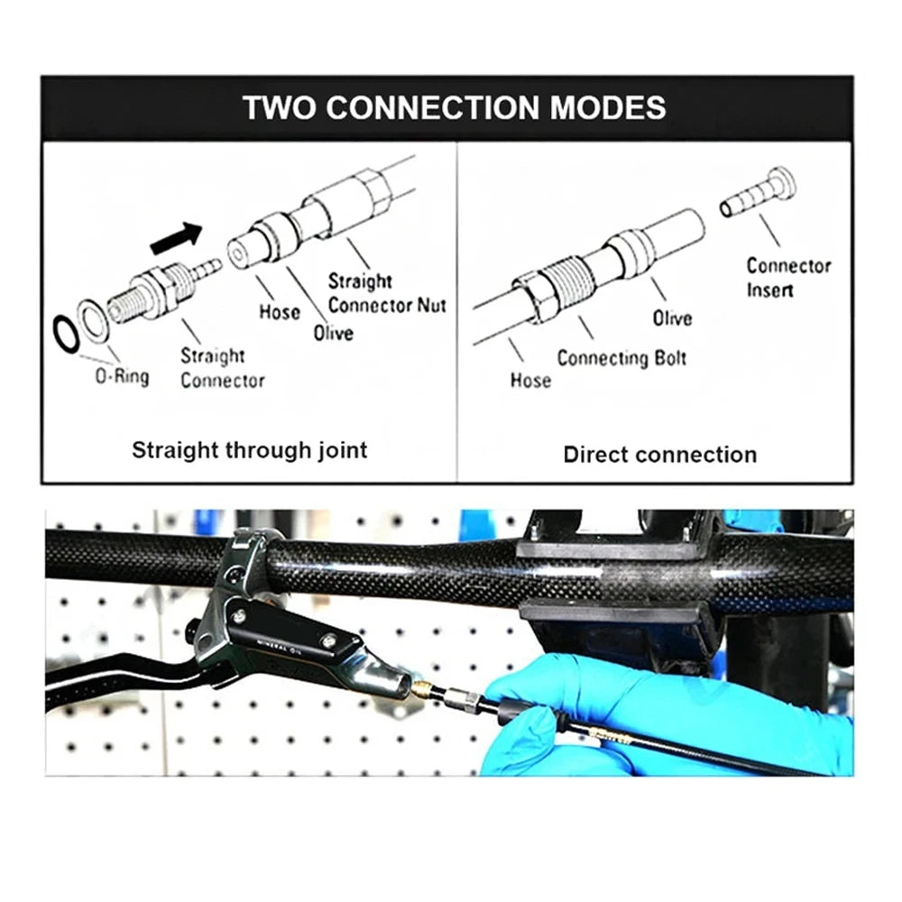 ZTTO Bicycle Hydraulic Disc Brake Oil Needle Tool Driver Hose Cutter Cable Pliers Olive Connector Insert BH59 BH90 Install Press