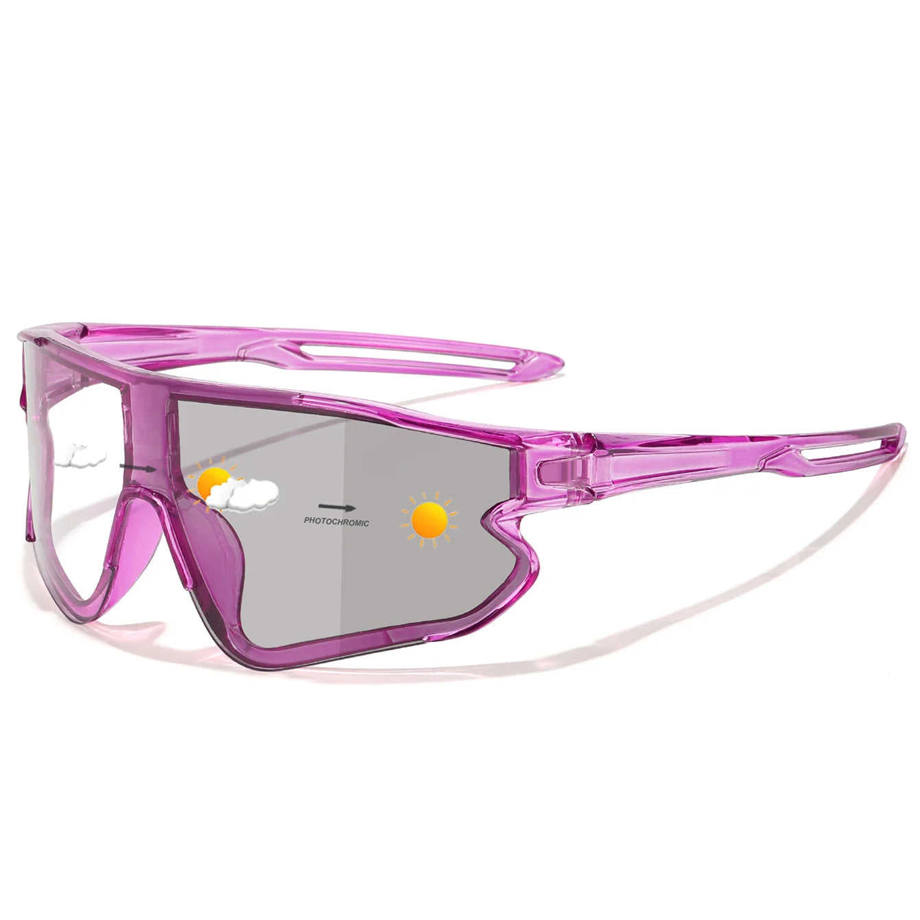 New Style Brand Photochromic Eyewear Men Women Bicycle MTB Bike Running Fishing Cycling Glasses Comfortable Windproof Goggles