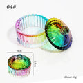 1pcs Pink Crystal Glass Dappen Dish Acrylic Powder Liquid Holder Container Heart Shape Nail Lid Cup Bowl Manicure Accessories
