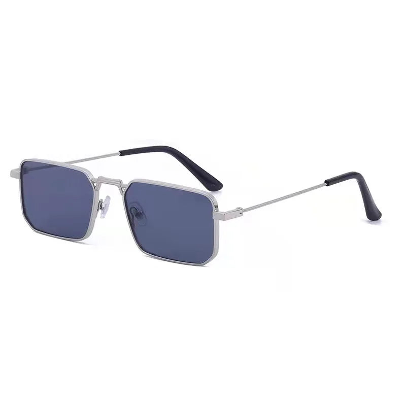 High Quality Rectangle Sunglasses Women Metal Frame Glasses Vintage Brand Square Sun Glasses for Men Shades Female Eyewear