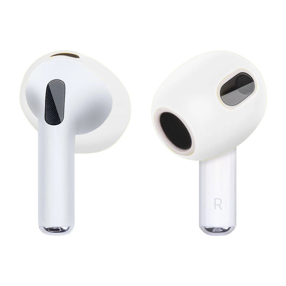 R Silicone Ear Pads For Apple Airpods 3rd Wireless Earphones Protective Case Caps Covers Airpods3 Earpads Eartips 2pcs/Pair