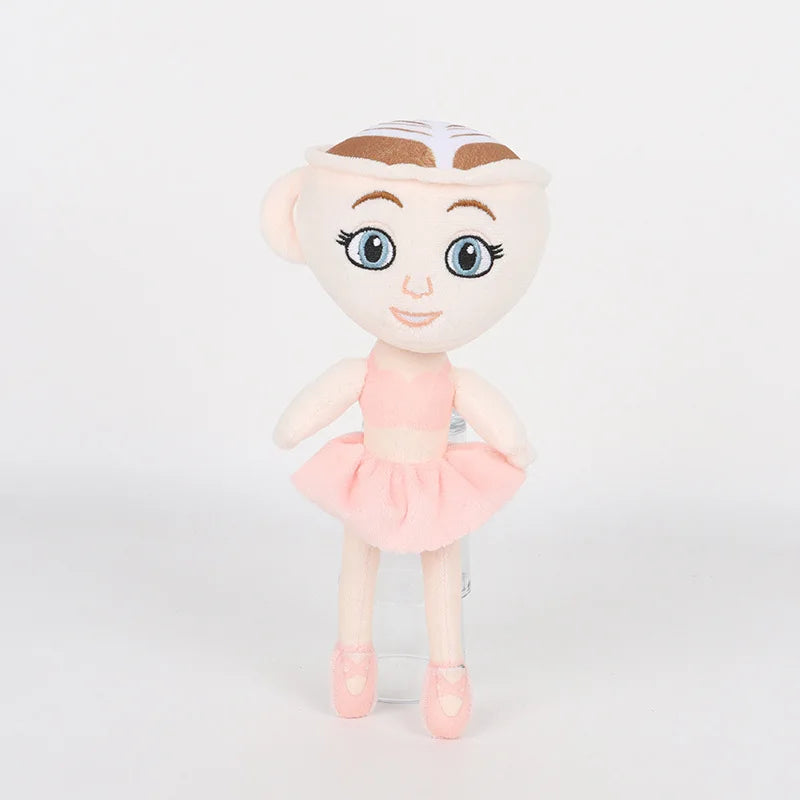 New Italian Brainrot Plush Ballerina Cappuccino Doll Funny Cartoon Alerina Capucciu Soft Stuffed Animal Toy Kids Birthday Gifts