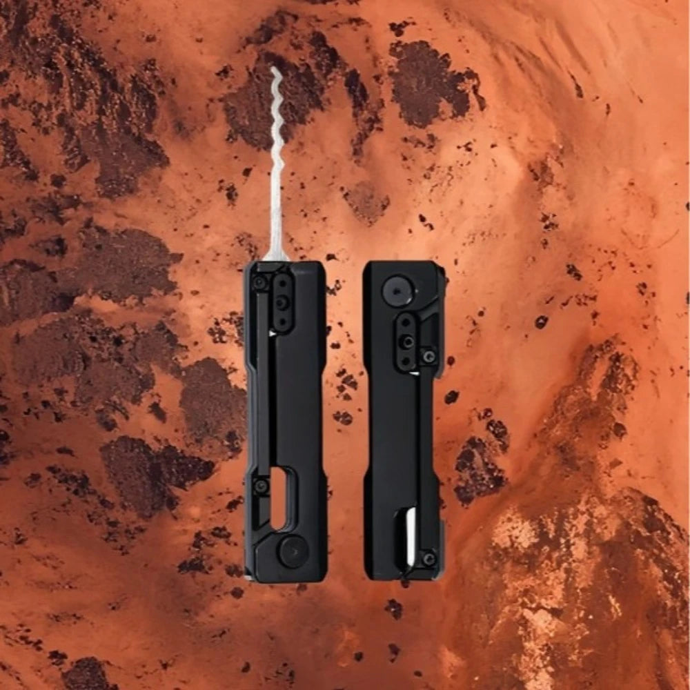 Multi-Tool Quick Flip Gravity Pick Lock Opener Stainless Steel Durable Lock Keys Multifunctional Convenient Lock Opener